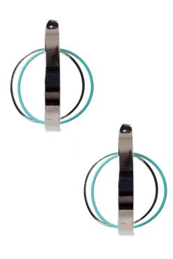 STORETS Mint Circle Drop Earrings ACCESSORIES