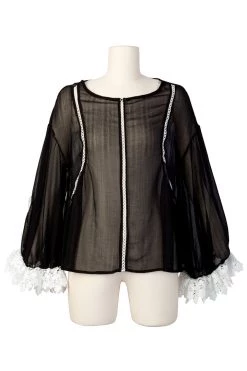 STORETS SALE Emmy Lace Panel Cuff Top