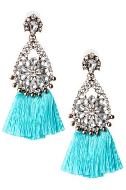 STORETS Water Drop Tassel Earrings ACCESSORIES