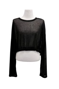 STORETS Remi Sheer Cropped Top CLOTHING