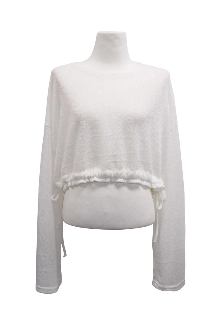 STORETS Remi Sheer Cropped Top CLOTHING