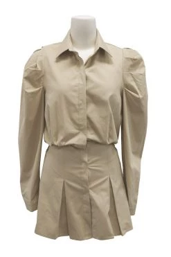 STORETS SALE CLOTHING Eliza Structured Puff Sleeve Shirt