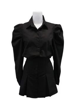 STORETS SALE CLOTHING Eliza Structured Puff Sleeve Shirt