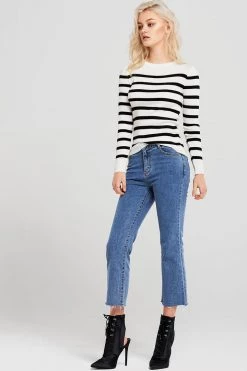STORETS SALE CLOTHING Aaliyah Cropped Jeans