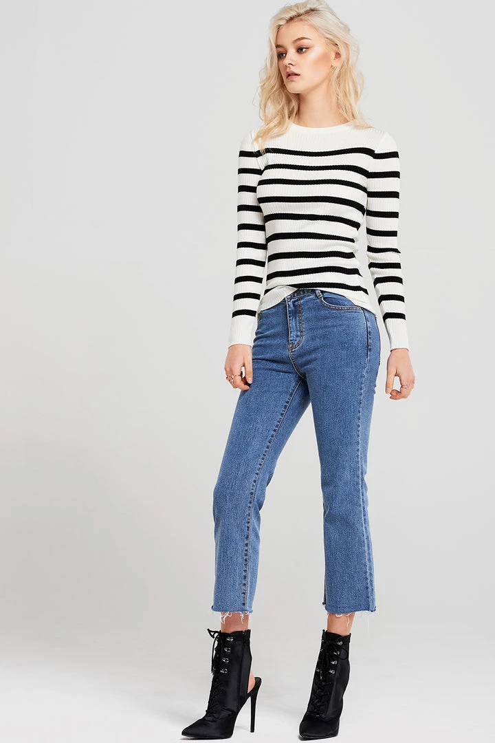 STORETS SALE CLOTHING Aaliyah Cropped Jeans