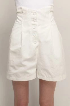 STORETS CLOTHING Sarah High-rise Buttoned Shorts