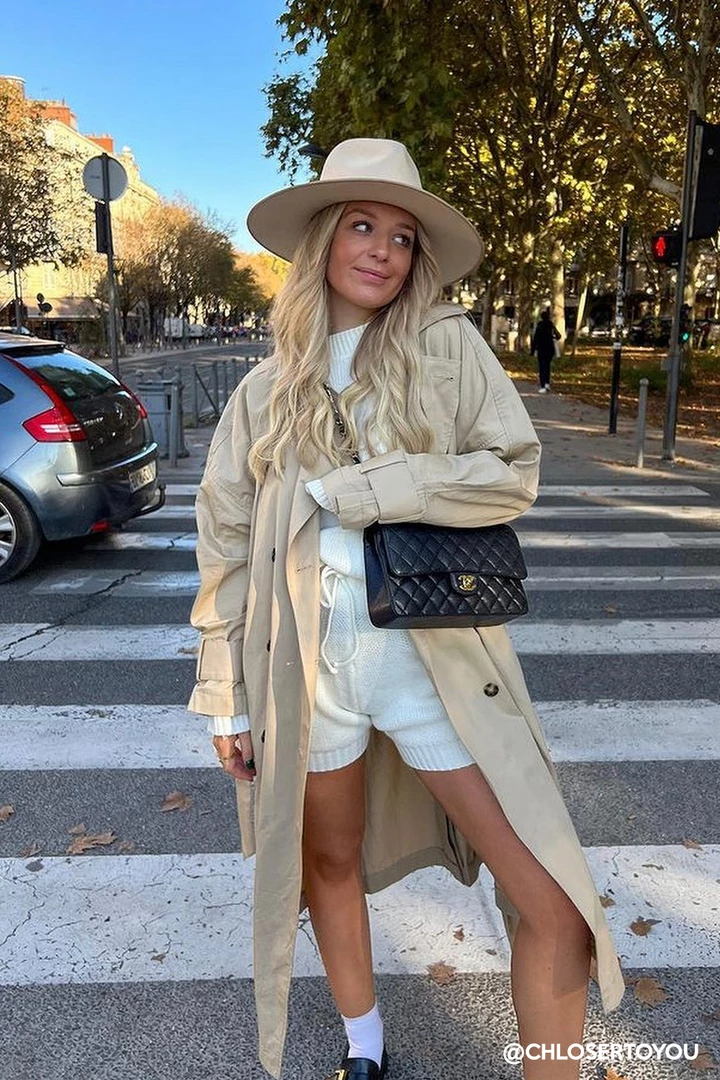 STORETS Influencer Knitwear Kenna Crew Neck Sweater And Shorts Set