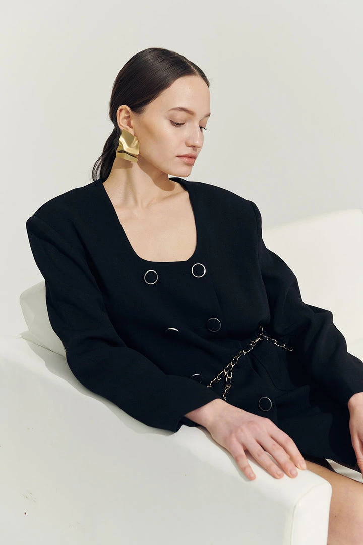 STORETS Sustainable OUTERWEARS Re:born Sia Double Button Blazer