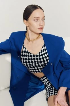 STORETS Sustainable Re:born Sia Double Button Blazer OUTERWEARS