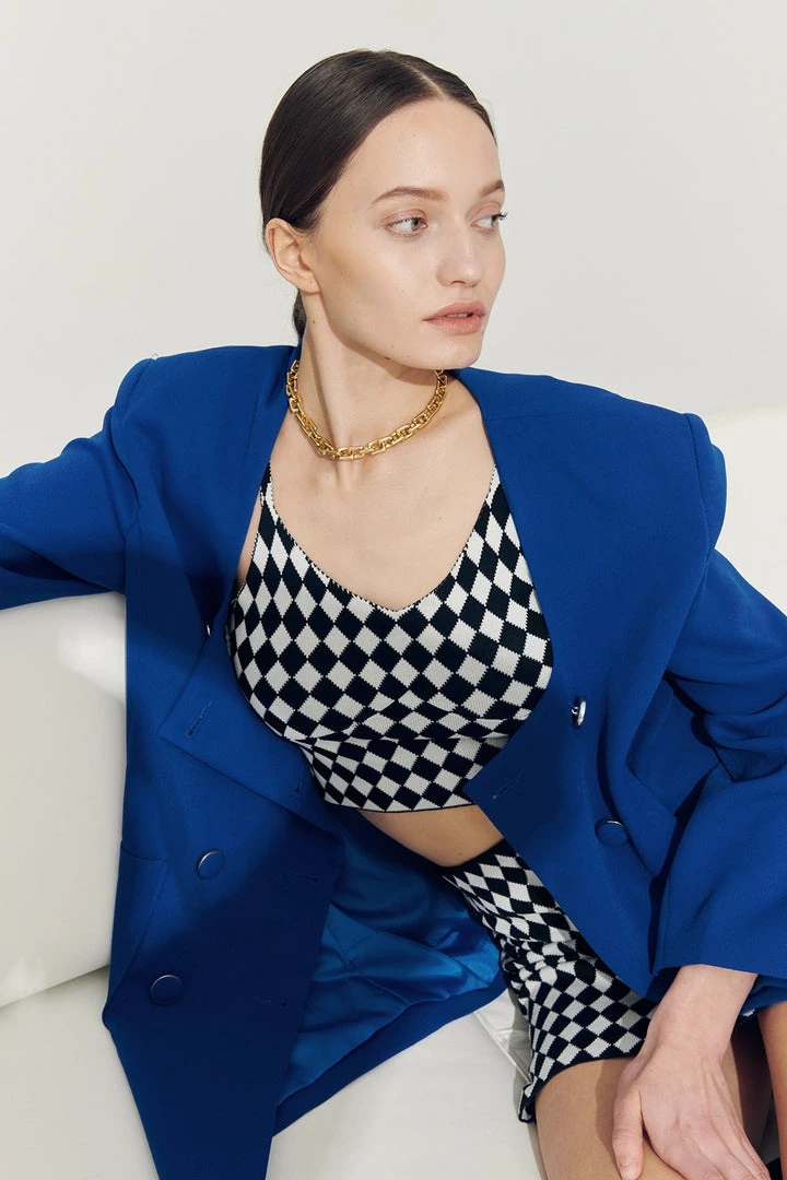 STORETS Sustainable Re:born Sia Double Button Blazer OUTERWEARS