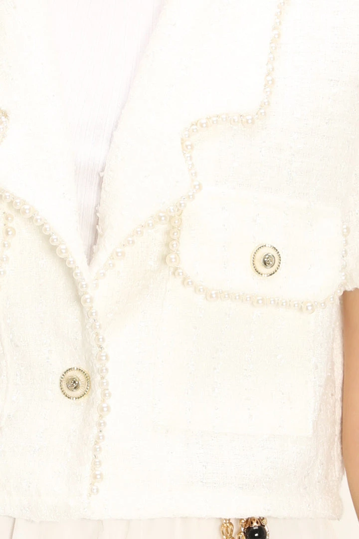 STORETS Noor Tweed Cropped Jacket CLOTHING