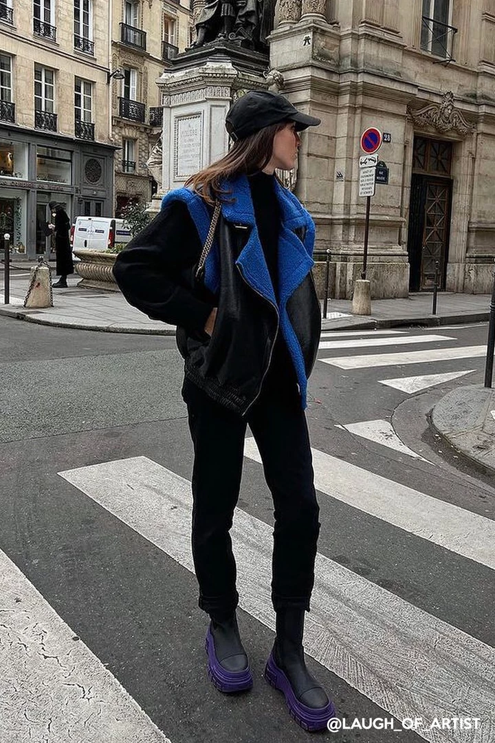 STORETS Influencer Pop Colors Arya Faux Shearling Vest