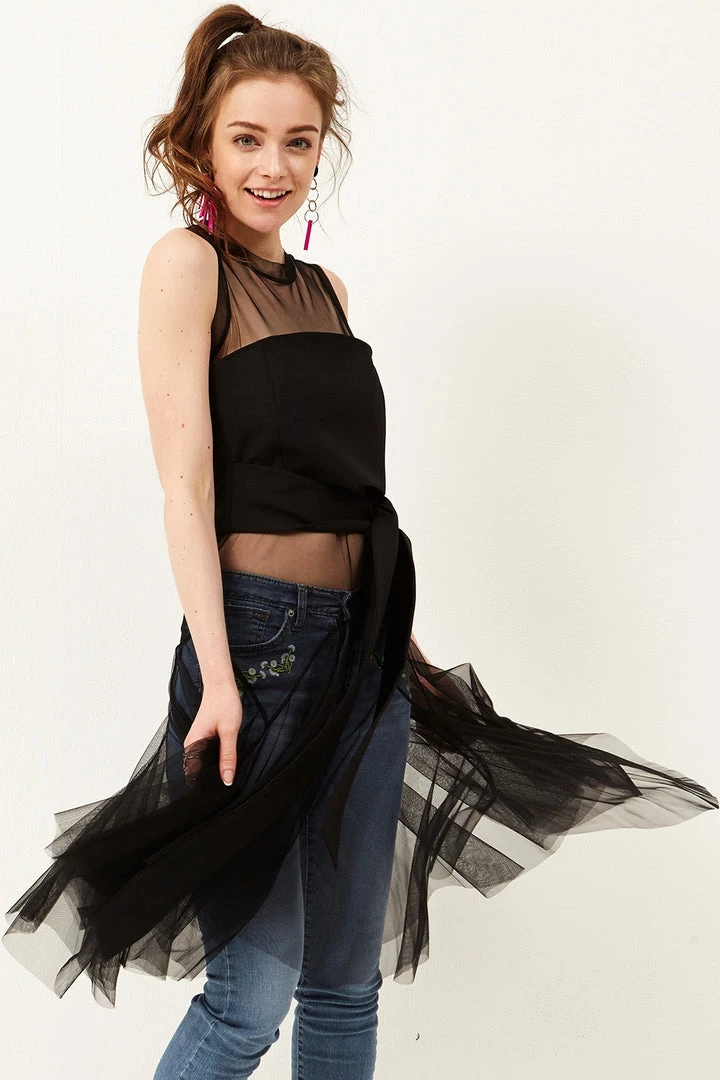 STORETS CLOTHING Lia Mesh Tulle Dress