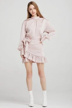 STORETS CLOTHING Kendall Satin Volume Blouse