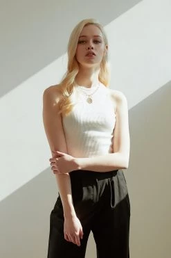 STORETS CLOTHING Mercy Ribbed Crop Tank Top