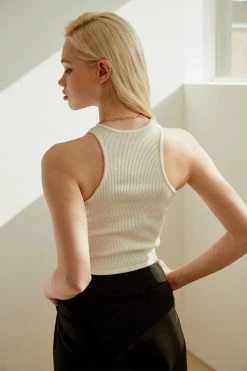 STORETS CLOTHING Mercy Ribbed Crop Tank Top