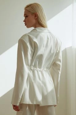 STORETS CLOTHING Casey Drawstring Waist Blazer