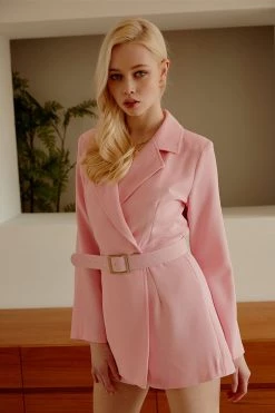 STORETS CLOTHING Eleanor Belted Blazer Romper