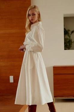 STORETS Marie Pintuck Shirt Dress