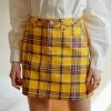 STORETS CLOTHING Nataly Multi Plaid Skirt