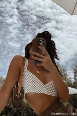 STORETS CLOTHING Ariel Pearl Bustier