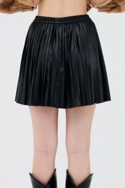 STORETS Liz Acordian Pleather Skirt