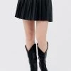 STORETS Liz Acordian Pleather Skirt
