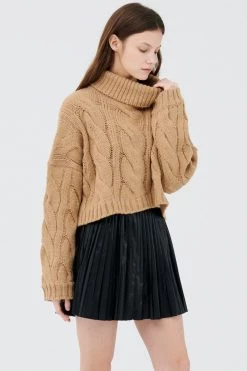 STORETS Palo Turtle Neck Cropped Sweater