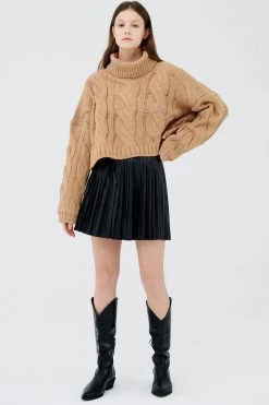 STORETS Palo Turtle Neck Cropped Sweater