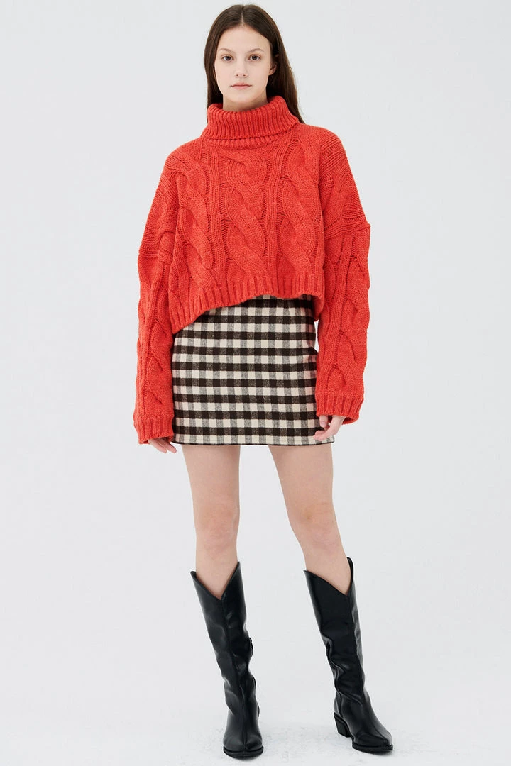 STORETS Palo Turtle Neck Cropped Sweater CLOTHING