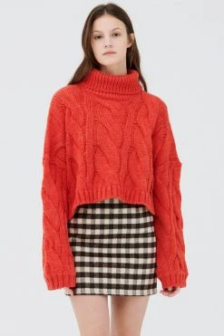 STORETS Palo Turtle Neck Cropped Sweater CLOTHING