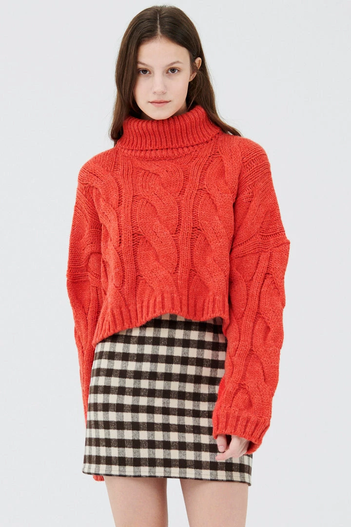 STORETS Palo Turtle Neck Cropped Sweater CLOTHING