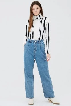 STORETS CLOTHING Mei Striped Knitted Top