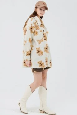 STORETS Sunny Teddy Oversized Shacket CLOTHING