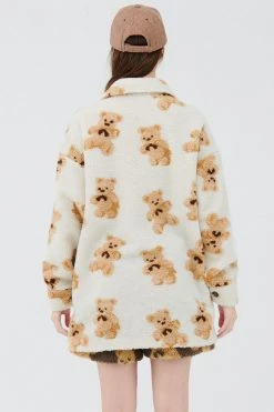 STORETS Sunny Teddy Oversized Shacket CLOTHING