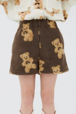 STORETS Sunny Teddy Faux Shearling Shorts