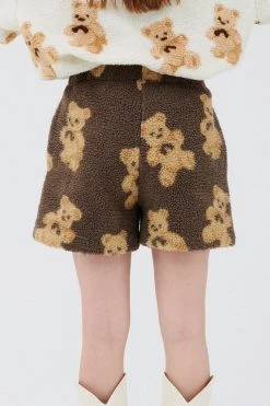 STORETS Sunny Teddy Faux Shearling Shorts