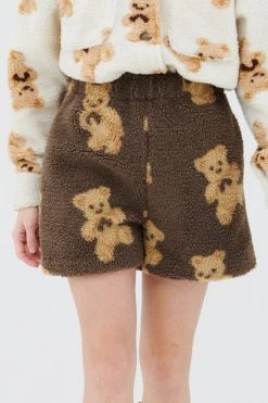 STORETS Sunny Teddy Faux Shearling Shorts