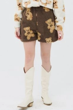 STORETS Sunny Teddy Faux Shearling Shorts