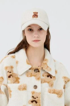STORETS Influencer Dazzel Teddy Printed Cap ACCESSORIES