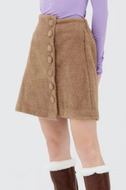 STORETS Raquel Button Up Mini Skirt CLOTHING