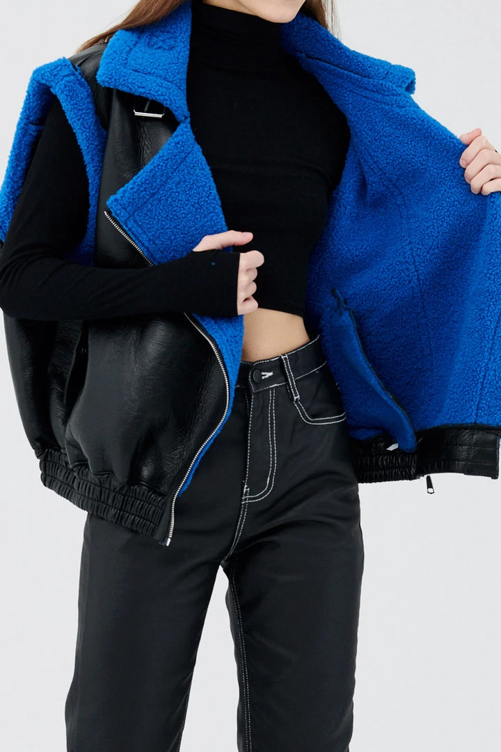 STORETS Arya Faux Shearling Vest CLOTHING