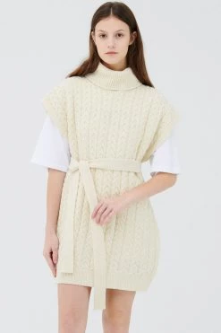 STORETS CLOTHING Rey Knit Belted Mini Dress