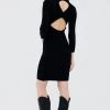STORETS CLOTHING Karys Backless Ribbed Midi Dress