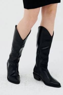 STORETS Zei Pleather Western Boots