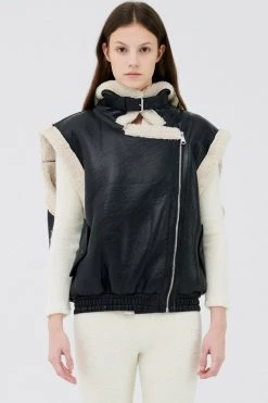 STORETS Arya Faux Shearling Vest CLOTHING