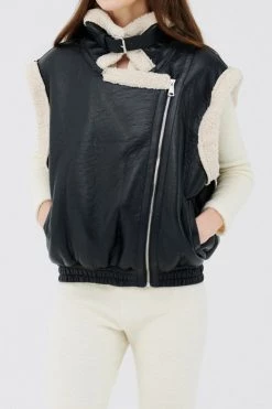 STORETS Arya Faux Shearling Vest CLOTHING