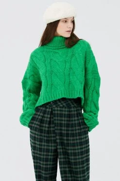 STORETS Palo Turtle Neck Cropped Sweater