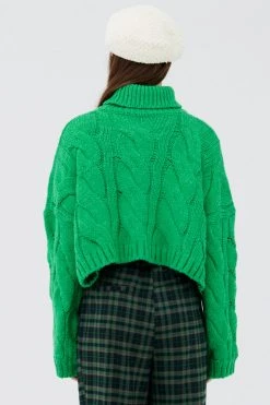 STORETS CLOTHING Palo Turtle Neck Cropped Sweater