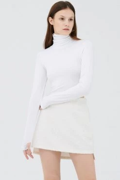 STORETS Olive Thumb Hole Top CLOTHING